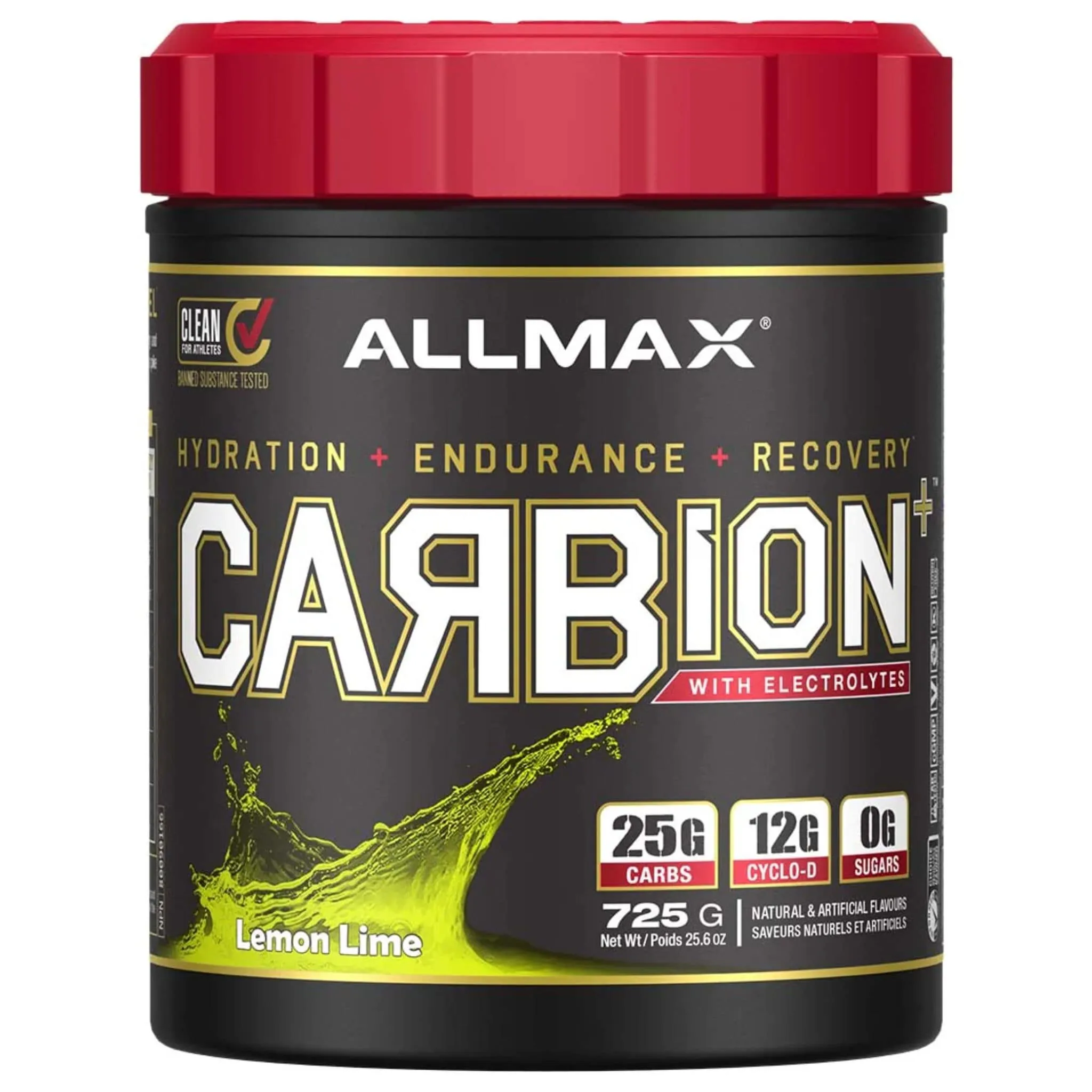 Allmax Carbion with Electrolytes, 100% Sugar Free Carb Drink, 700g-725g