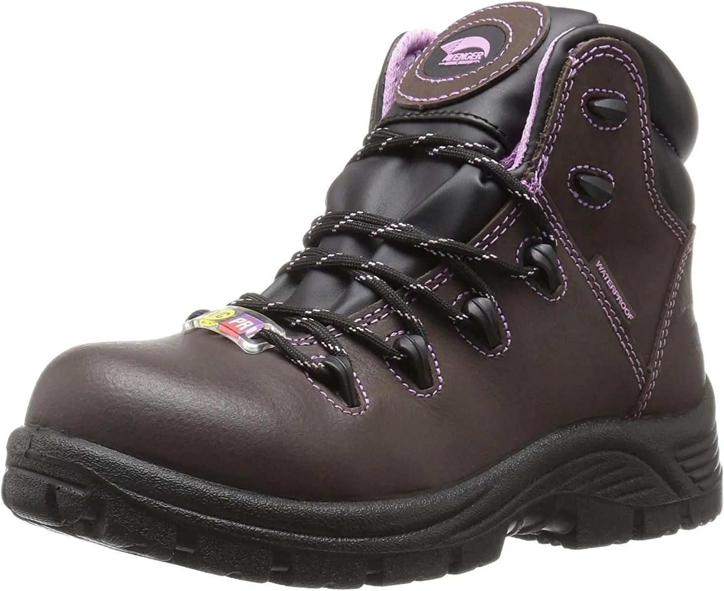 Avenger Work Boots Women's Framer 6" Leather Comp Toe Waterproof Puncture Resistant Eh Hiker Industrial & Construction Shoe
