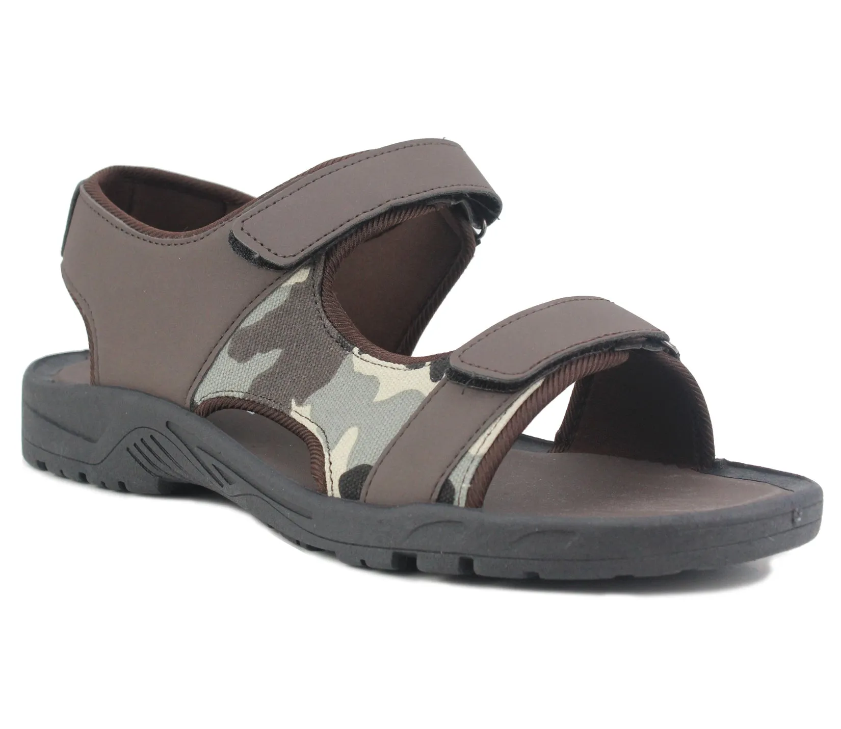 B204220 Mens Trekking Sports Sandals in Brown