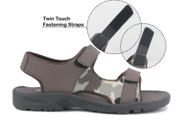 B204220 Mens Trekking Sports Sandals in Brown