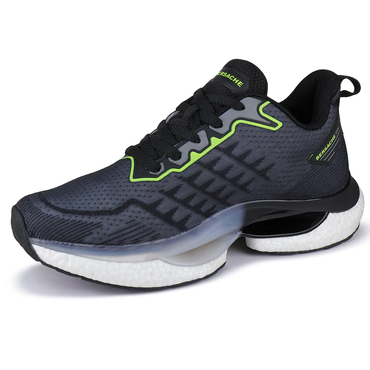 Bersache Premium Sports ,Gym, Trending Stylish Running Shoes For Men (9164-Grey)