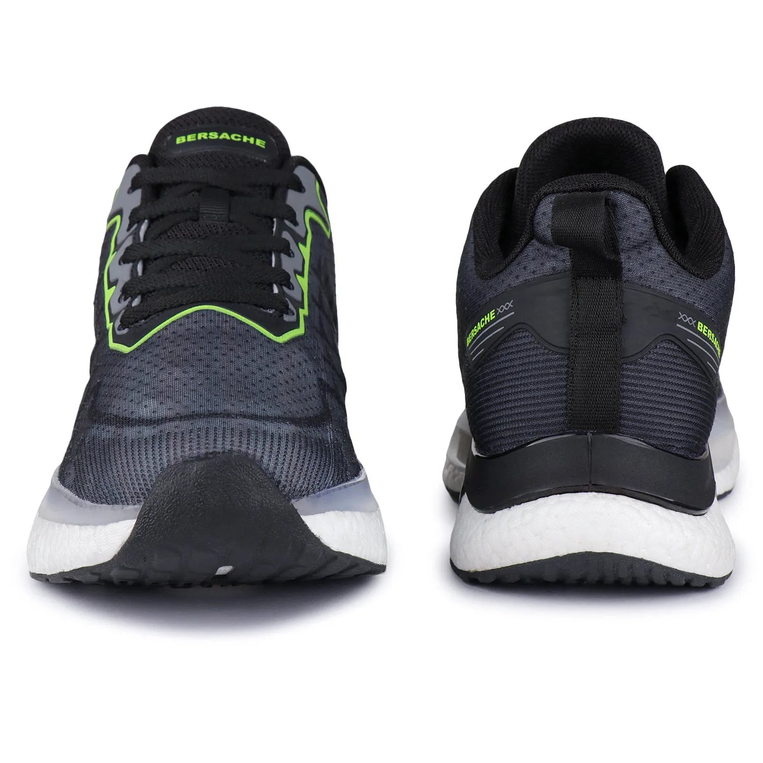 Bersache Premium Sports ,Gym, Trending Stylish Running Shoes For Men (9164-Grey)