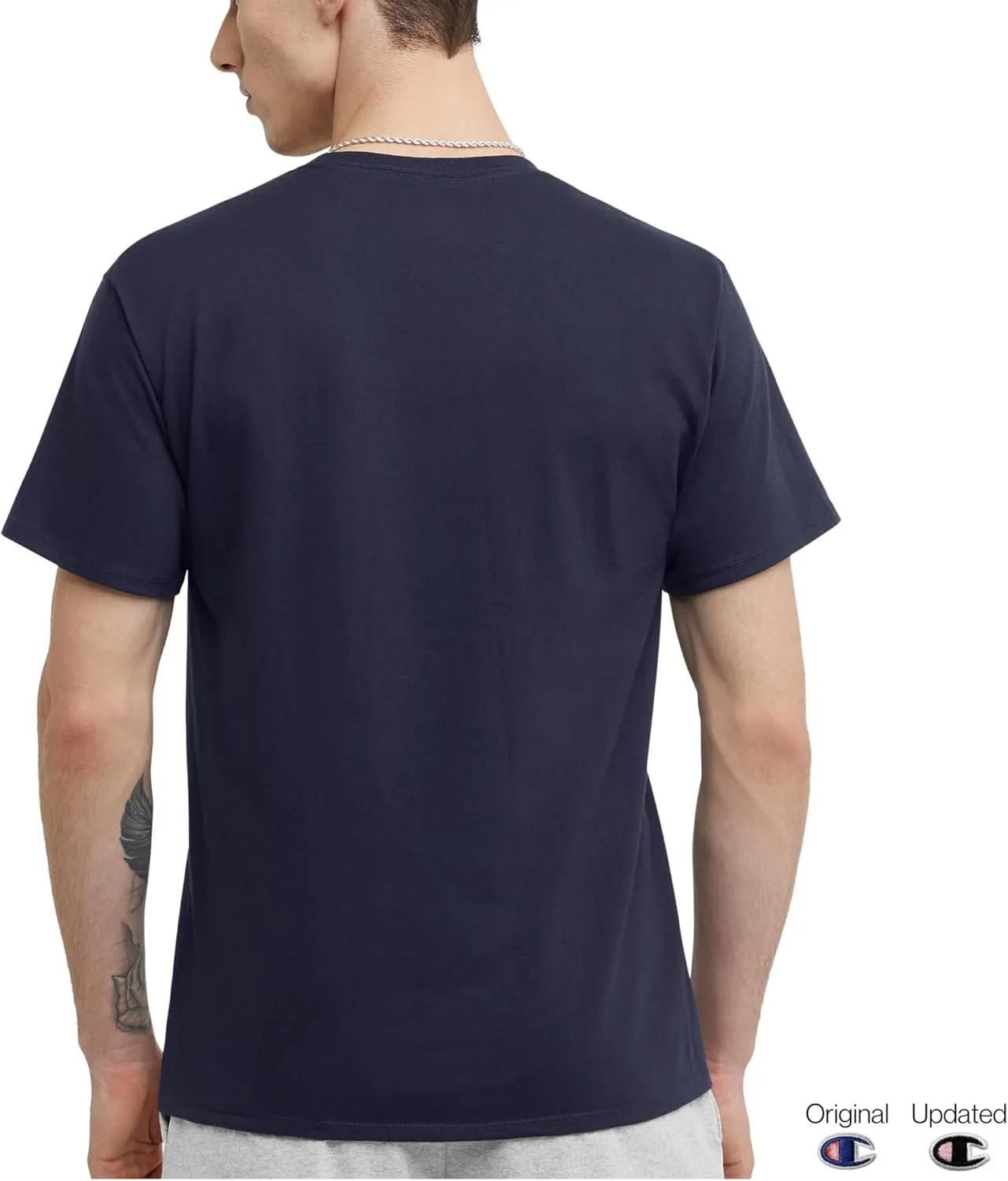Champion Men's Classic Everyday Soft, Comfortable T-Shirt (Regular or Big & Tall)