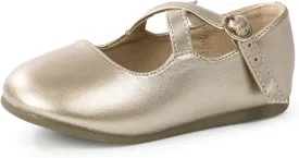 CIOR Toddler Girls Ballet Flats Shoes Ballerina Bowknot Jane Mary Princess Dress Shoes for Wedding Party School