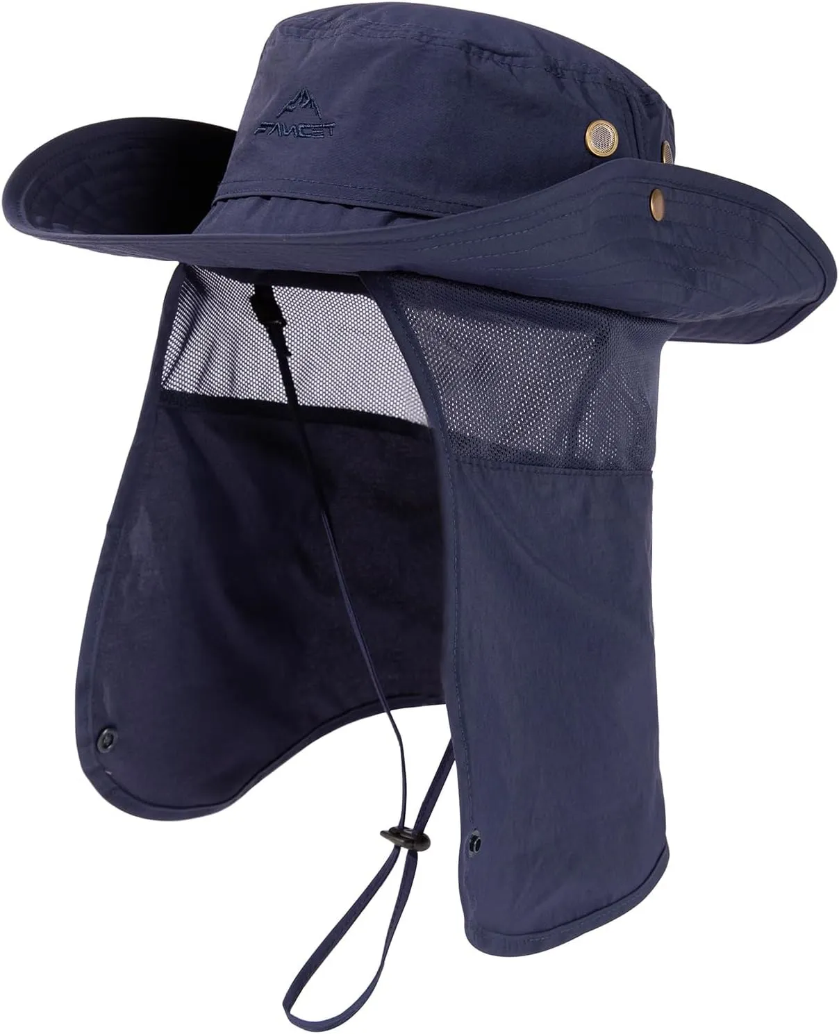 Comhats Oversized XL XXL Waterproof UPF50  Neck Flap Protection Cover Wide Brim Golf Packable Sun Hats for Men