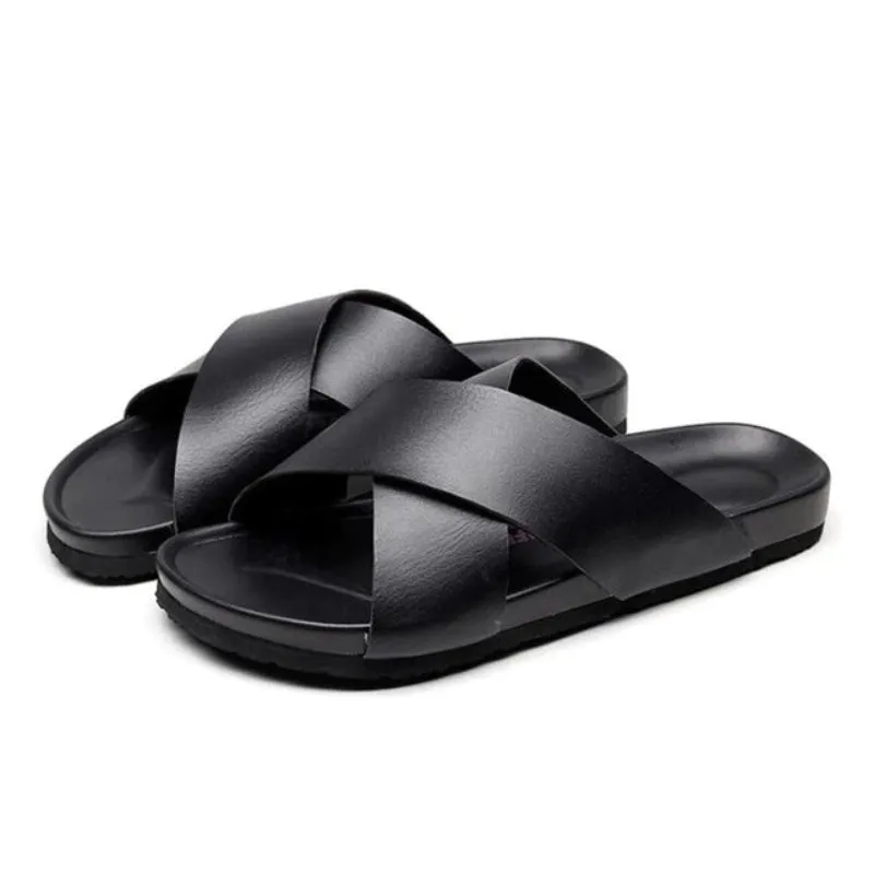 Cuzcare Men Basic Orthopedic Sandals Casual Fashionable Slides