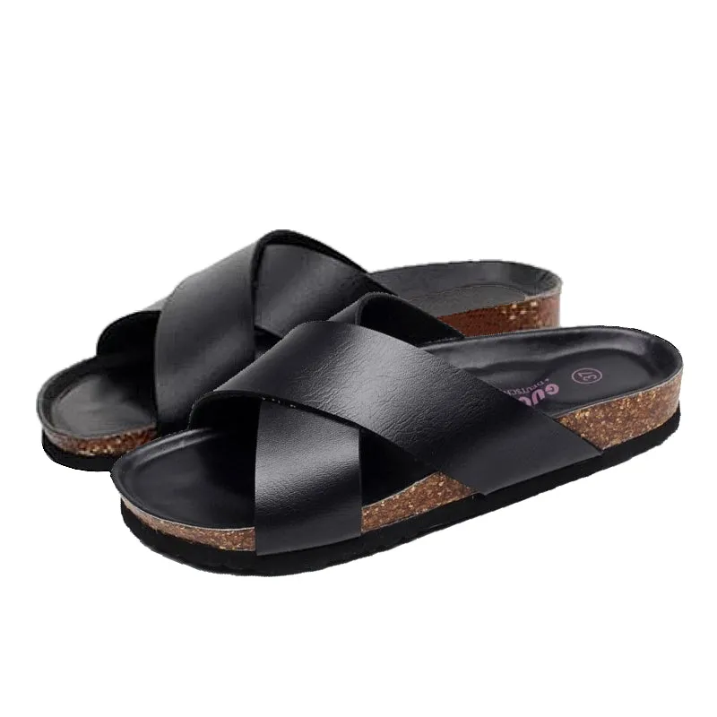 Cuzcare Men Basic Orthopedic Sandals Casual Fashionable Slides