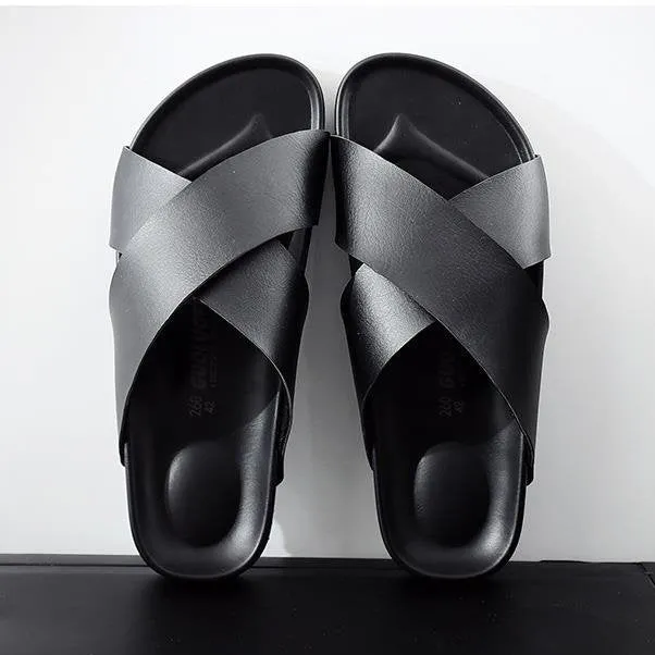 Cuzcare Men Basic Orthopedic Sandals Casual Fashionable Slides