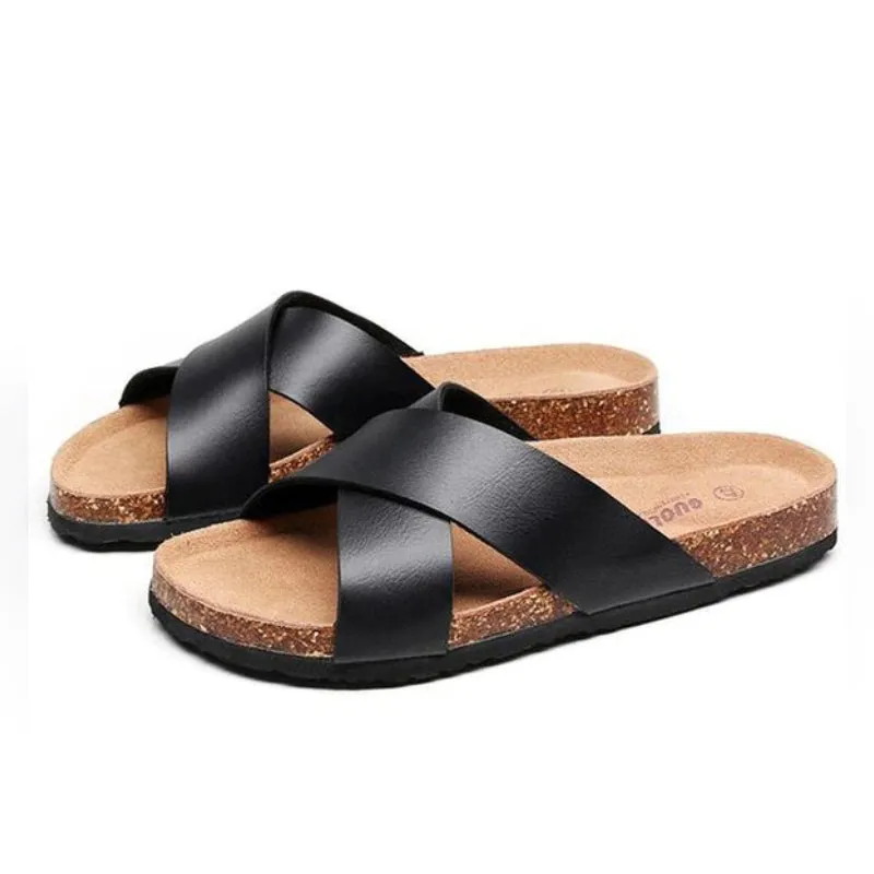 Cuzcare Men Basic Orthopedic Sandals Casual Fashionable Slides