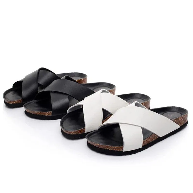 Cuzcare Men Basic Orthopedic Sandals Casual Fashionable Slides