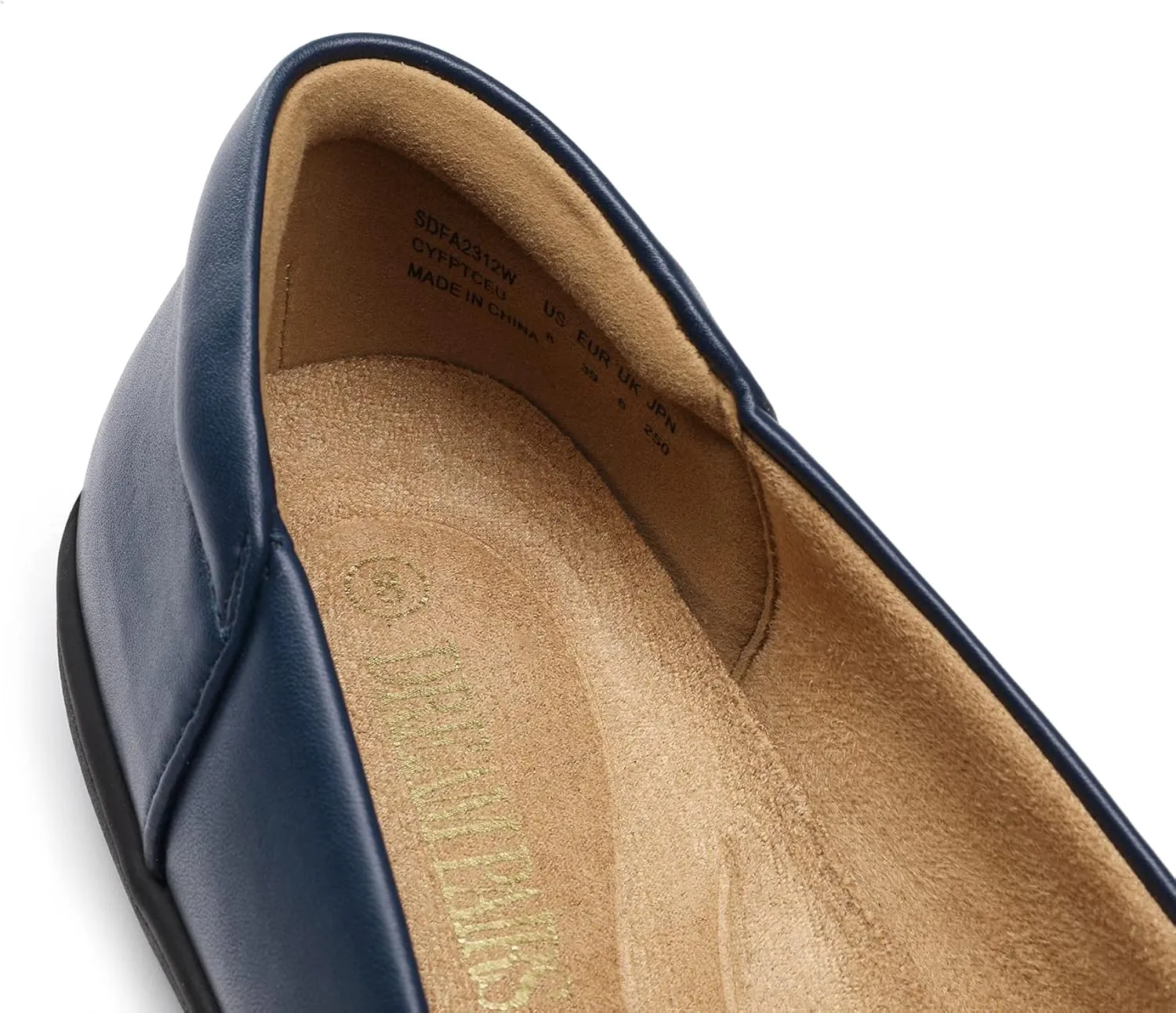 DREAM PAIRS Womens Comfortable Ballet Dressy Work Flats, Round Toe Slip on Office Shoes