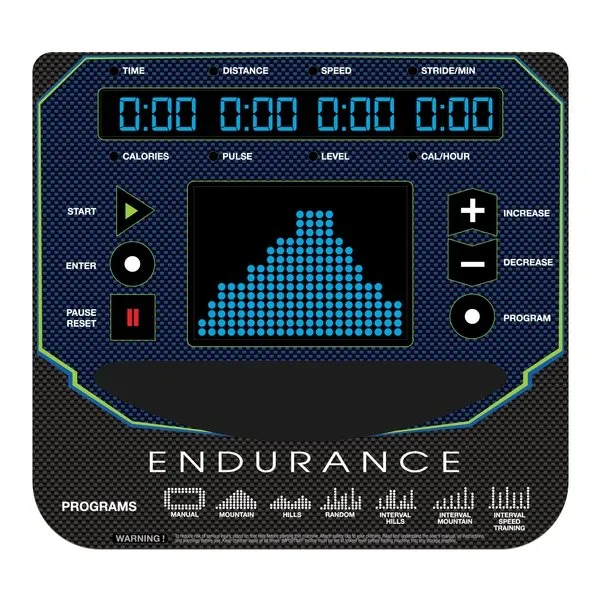 Elliptical Endurance E5000 Non Motorized Compact Commercial