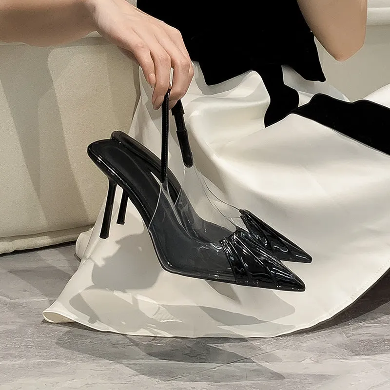 Fashionable Pointed High Heeled Sandals