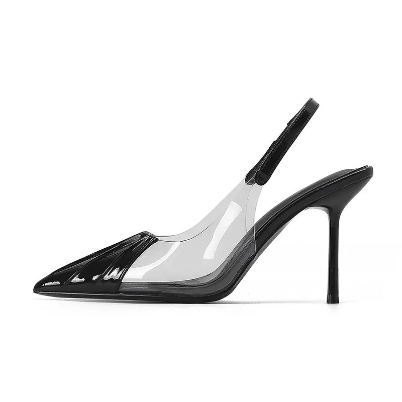 Fashionable Pointed High Heeled Sandals
