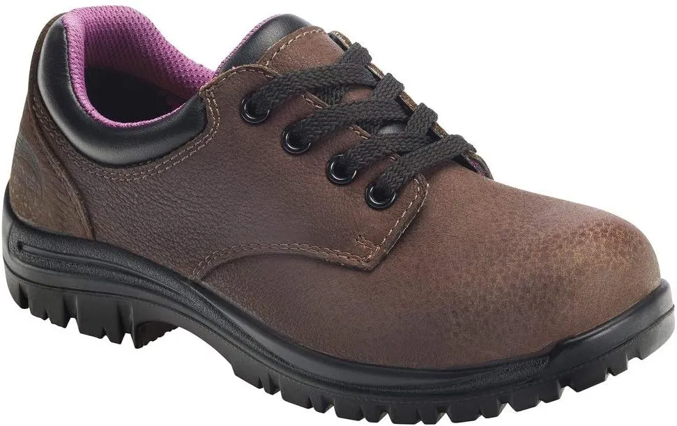 FSI FOOTWEAR SPECIALTIES INTERNATIONAL Women's Foreman Leather Composite Safety Toe Waterproof Eh Slip Resistant Oxford Shoes Boot