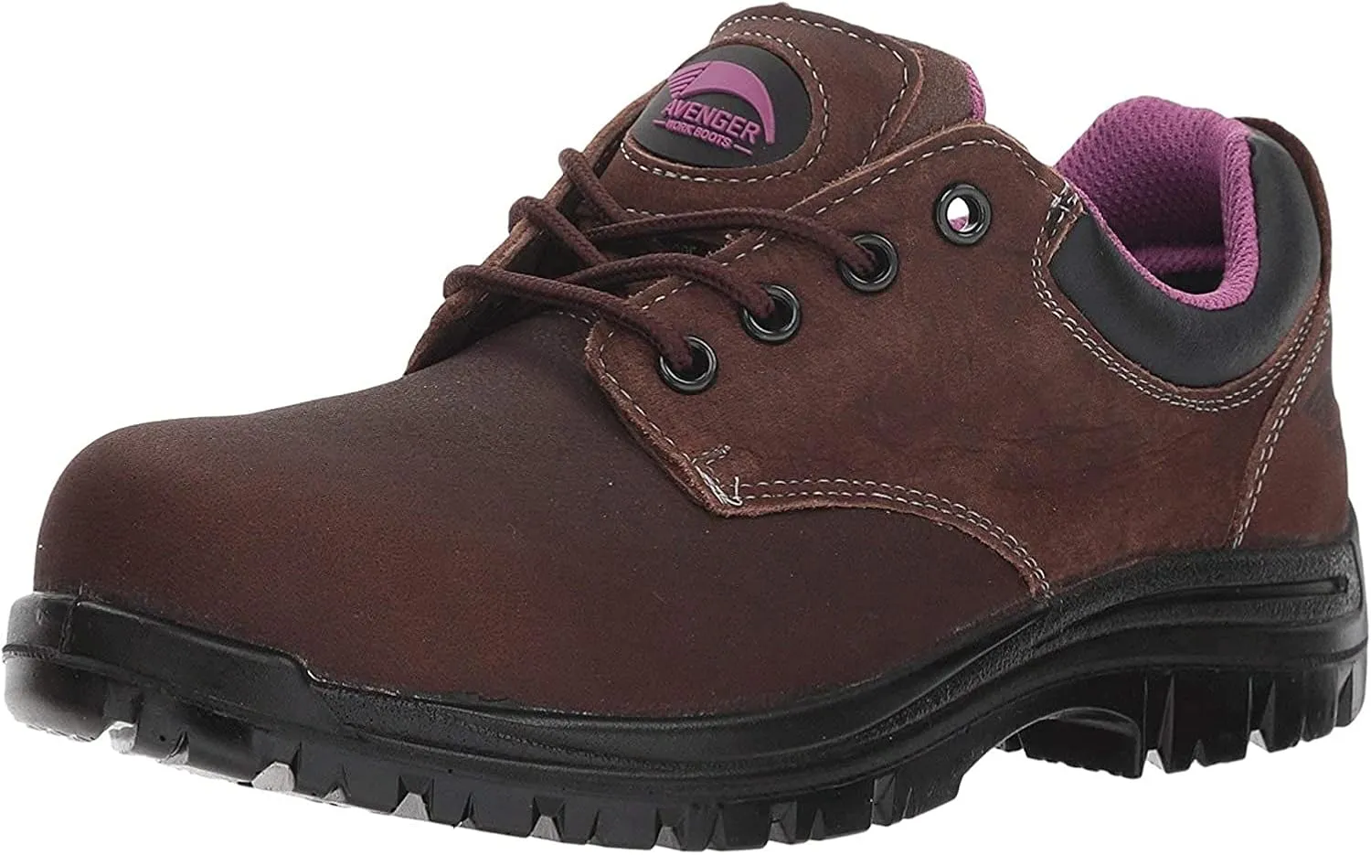 FSI FOOTWEAR SPECIALTIES INTERNATIONAL Women's Foreman Leather Composite Safety Toe Waterproof Eh Slip Resistant Oxford Shoes Boot