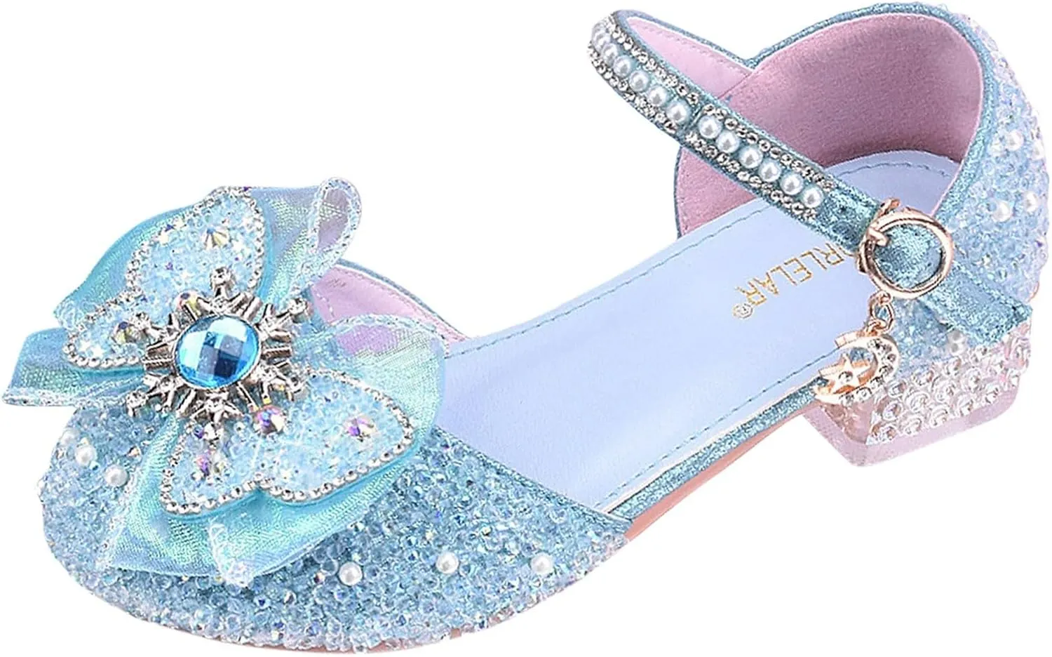 Mary Jane Shoes for Girls Bownot Non Slip Soft Sole Ballet Mary Jane Flats Newborn Infant First Walker Dress Shoes