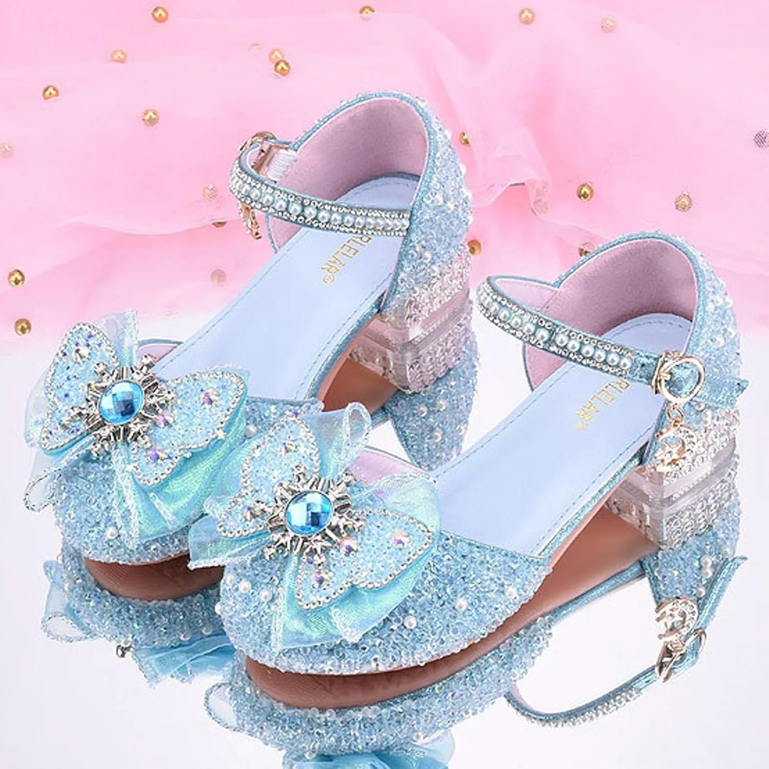 Mary Jane Shoes for Girls Bownot Non Slip Soft Sole Ballet Mary Jane Flats Newborn Infant First Walker Dress Shoes