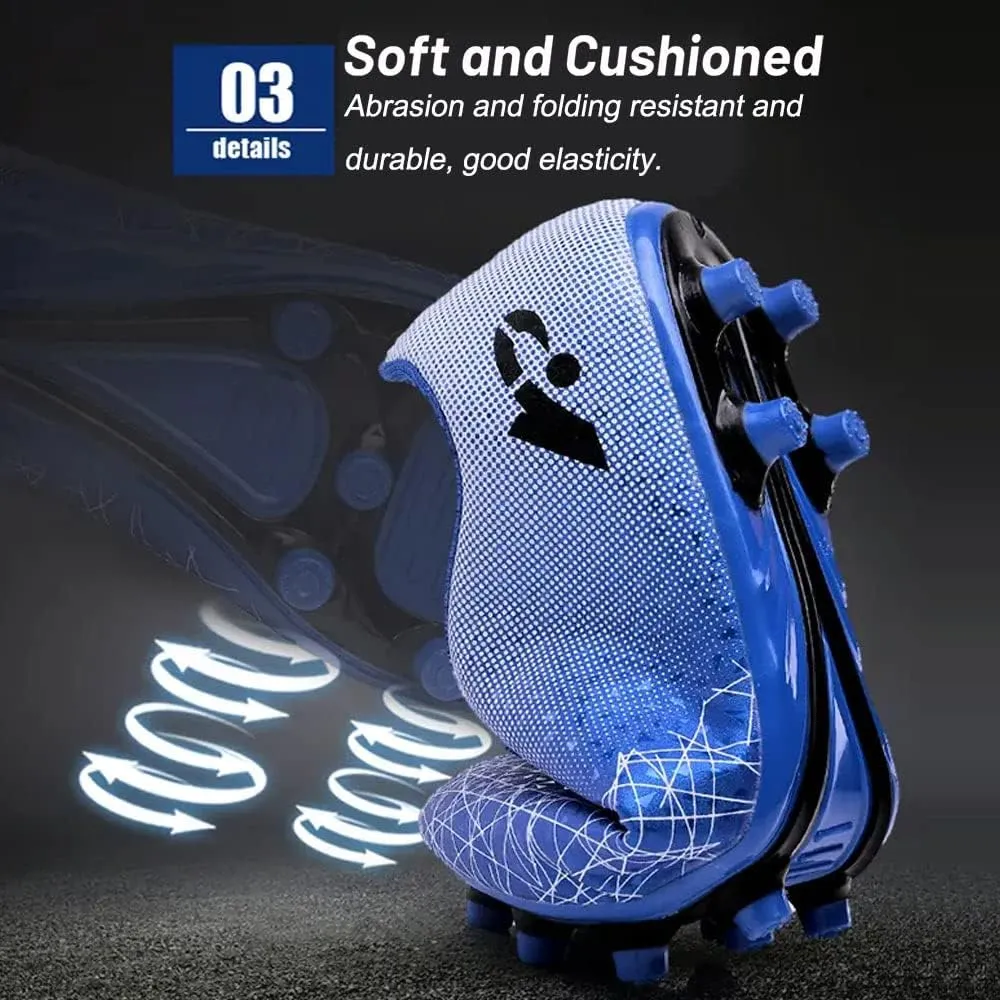 Maylrvjv Men's Women's Soccer Cleats Football Shoes Lightweight Breathable Outdoor Indoor Training Athletic Shoes