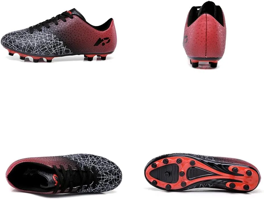 Maylrvjv Men's Women's Soccer Cleats Football Shoes Lightweight Breathable Outdoor Indoor Training Athletic Shoes