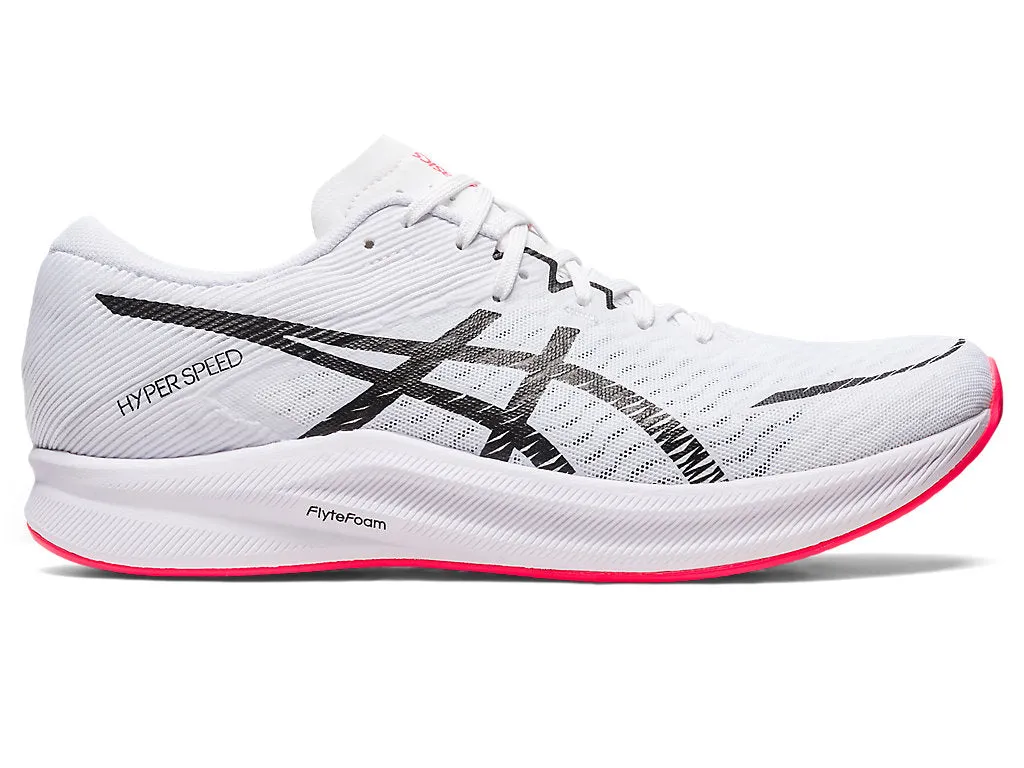 Men's Asics Hyper Speed 3, White/Black, 9.5 D Medium