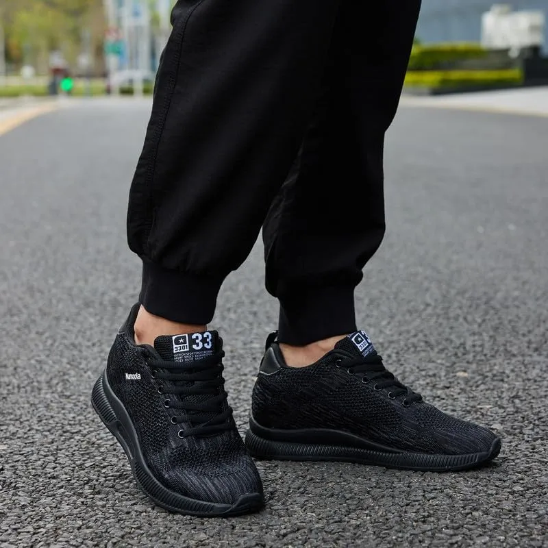 Men's Invisible Height Increasing Elevator Shoes Lightweight Sport Shoes Height-Boosting Non-Slip Sneakers 2.4'' Taller