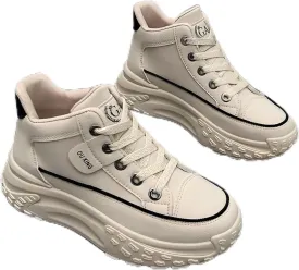Mokcoliy]Elevator Sports Shoes Women's HY908 Chunky Platform Sneakers - 2023 Fall Fashion Thick Sole Walking with Anti-Slip Design, Comfortable Gym for Running/Jogging/Daily Use
