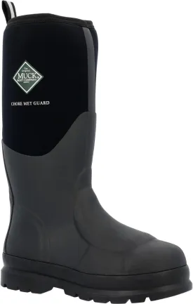 Muck Chore Classic Tall Steel Toe Men's Rubber Work Boots with Metatarsal Guard