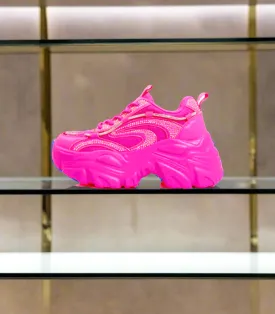 Neon Pink Sneakers