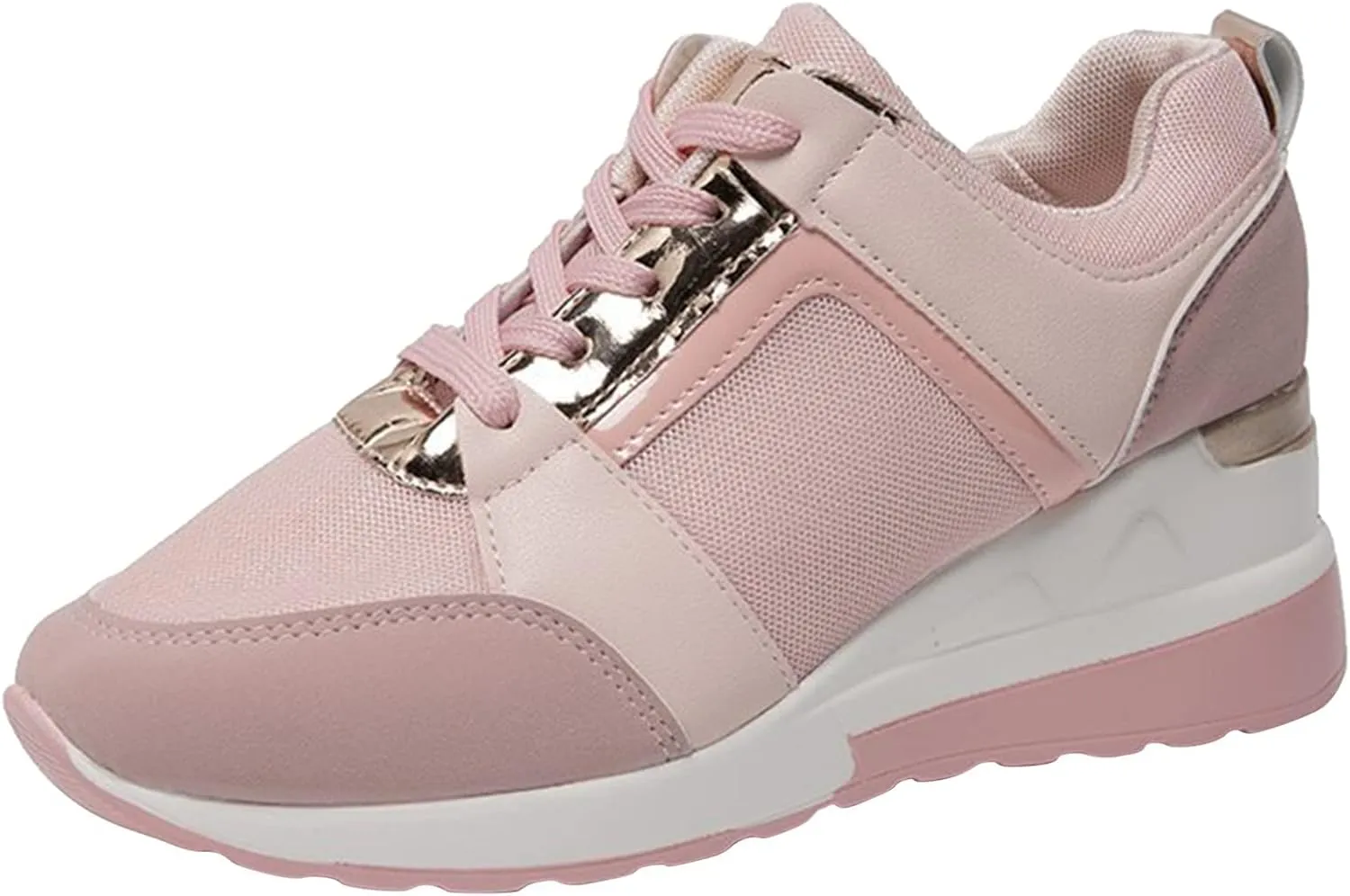 Orthopedic Shoes for Women High Heel Wedge Sneakers Walking Fashion Running Casual Comfort Platform Tennis Sneakers