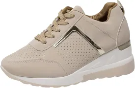 Orthopedic Shoes for Women High Heel Wedge Sneakers Walking Fashion Running Casual Comfort Platform Tennis Sneakers