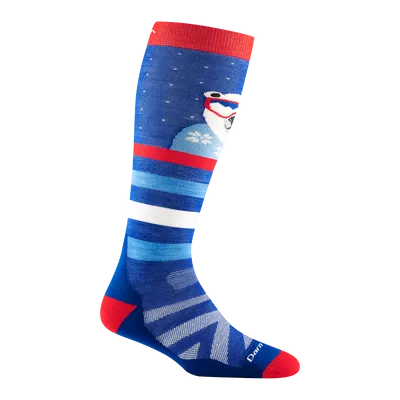 POLAR PATROLLER OVER-THE-CALF MIDWEIGHT SKI & SNOWBOARD SOCK KIDS