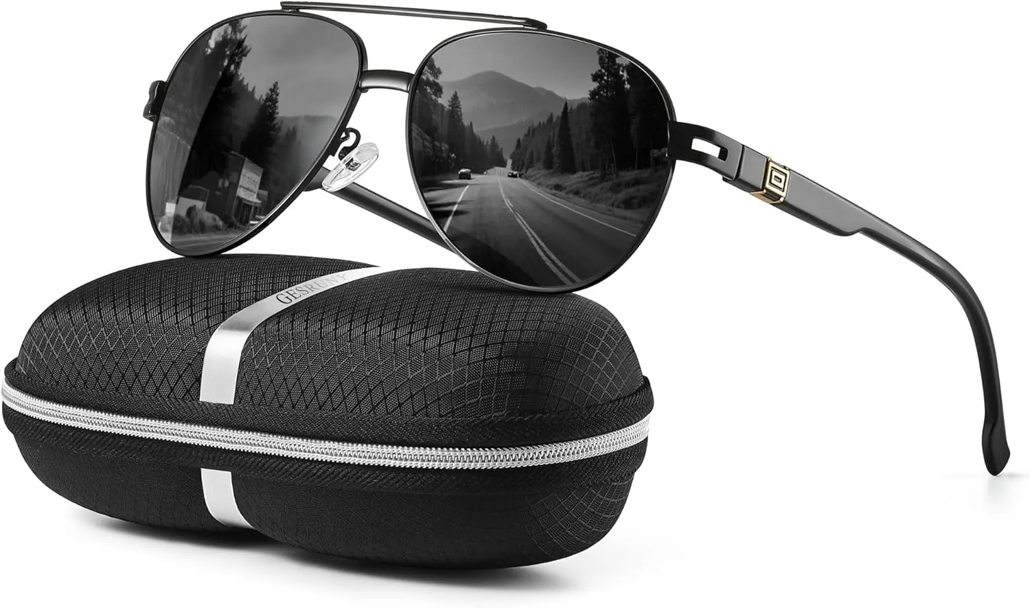 Polarized Aviator Sunglasses for Men Women- Fashion Shades Retro Sun Glasses Driving Fishing Golf UV Protection