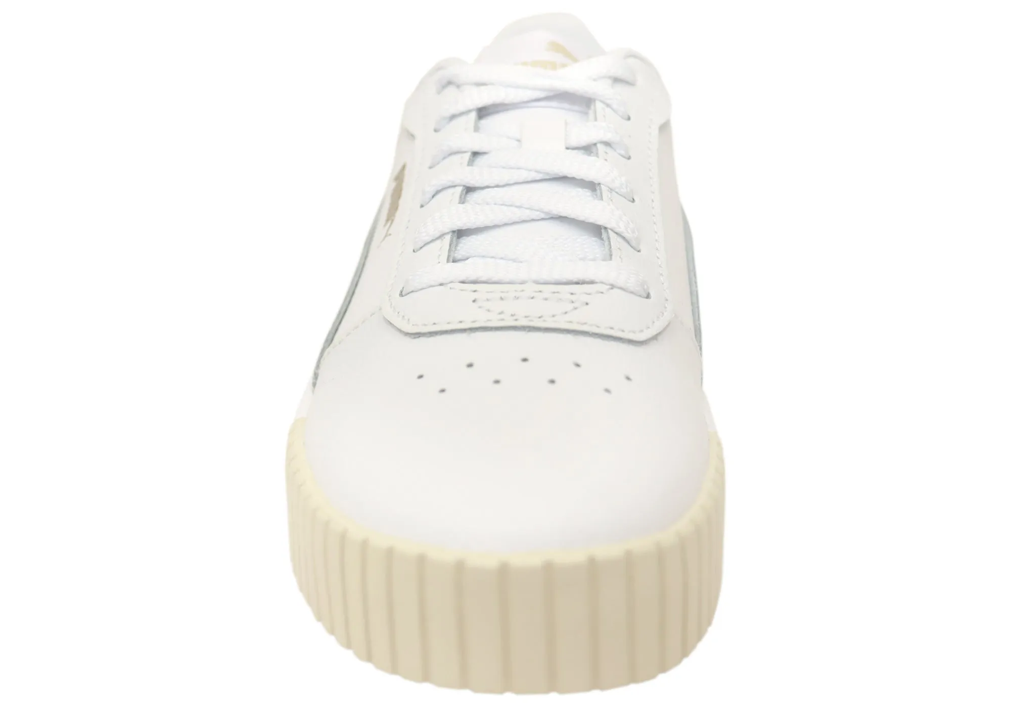 Puma Womens Carina 2.0 Comfortable Lace Up Sneakers