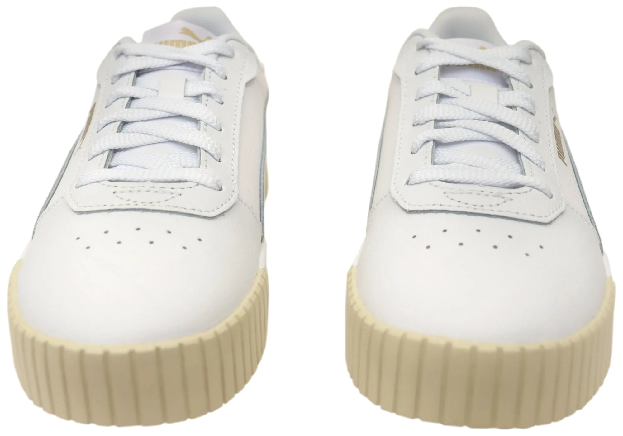 Puma Womens Carina 2.0 Comfortable Lace Up Sneakers