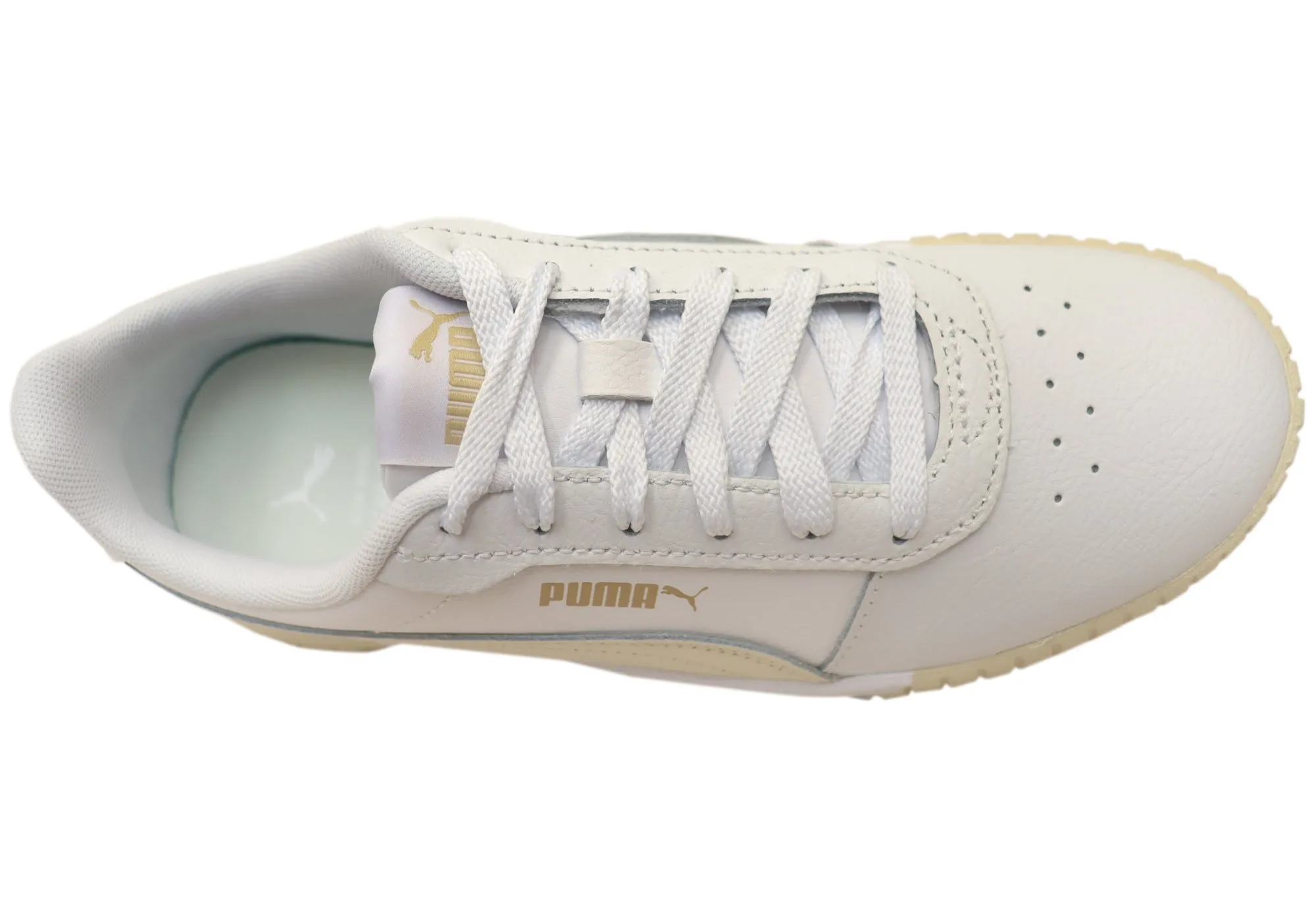 Puma Womens Carina 2.0 Comfortable Lace Up Sneakers