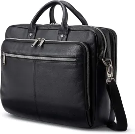 Samsonite Classic Leather Toploader Briefcase