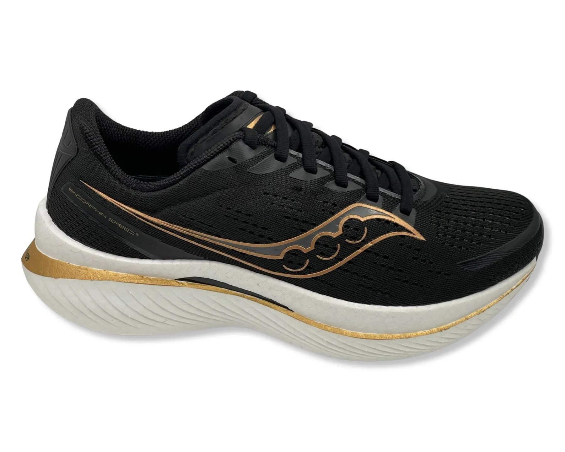 Saucony Endorphin Speed 3 Wide Running Shoes In Black For Women's