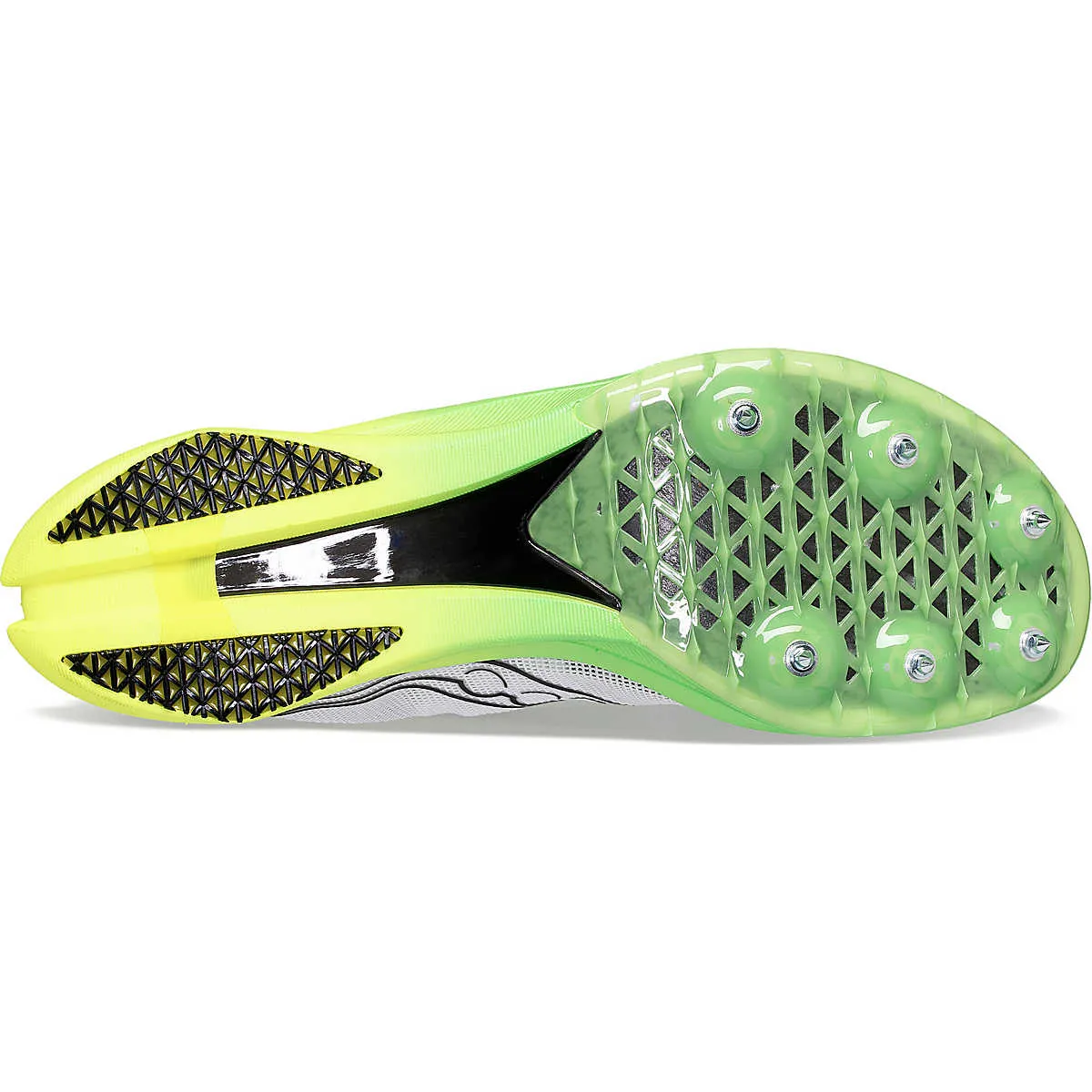 Saucony Womens Endorphin Cheetah- White/Slime (S19095-01)