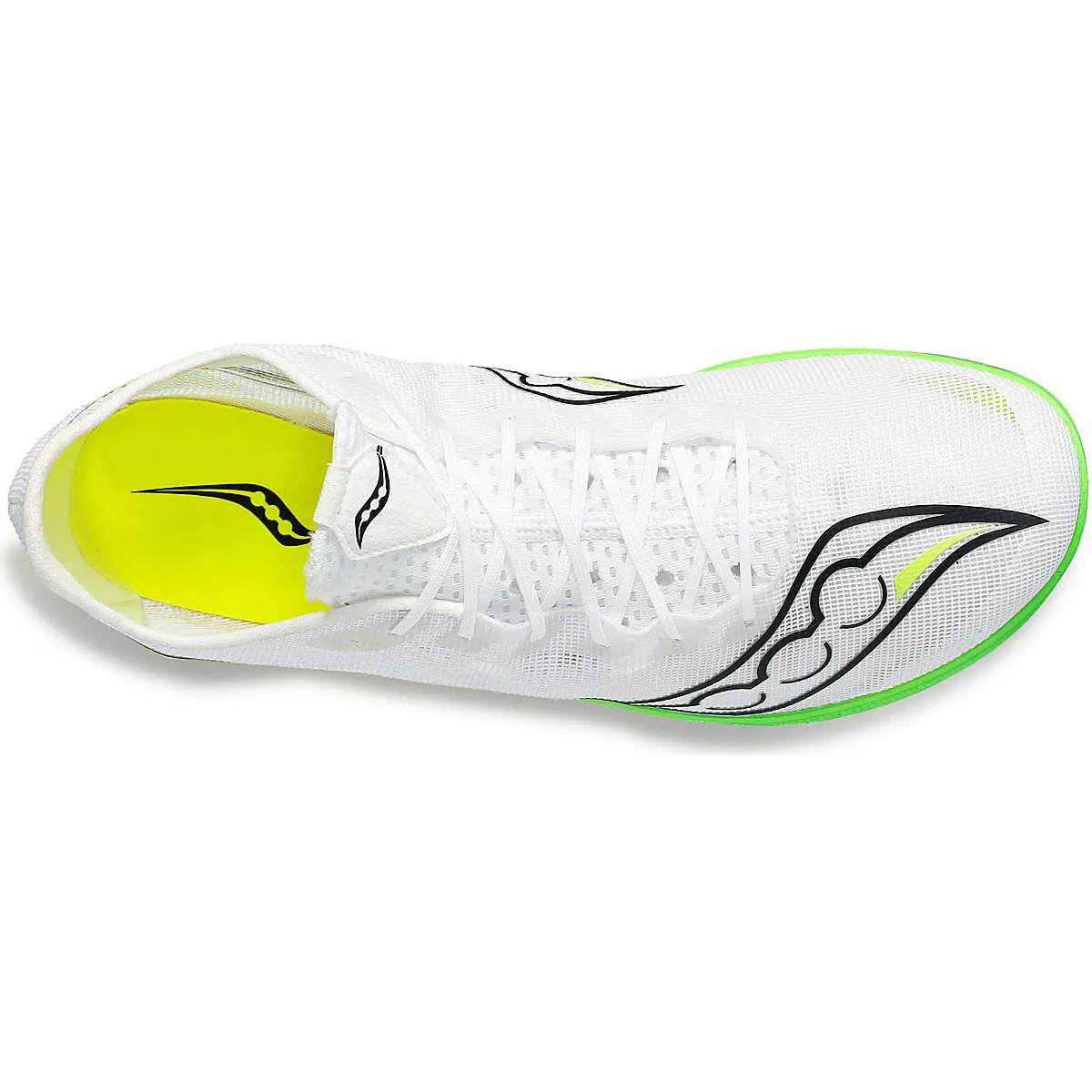 Saucony Womens Endorphin Cheetah- White/Slime (S19095-01)