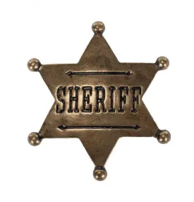 Sheriff Star Badge