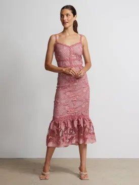 Sleeveless Floral Sheath Dress