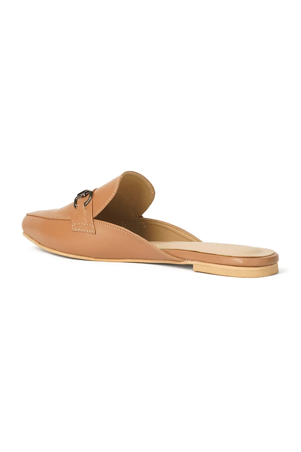 SOLES Pointed Toe Flat Mules