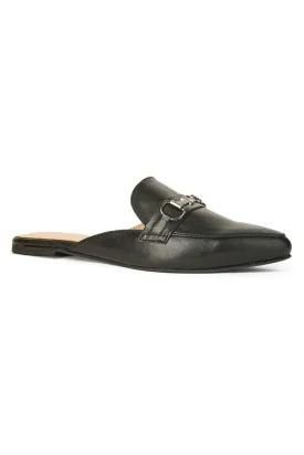 SOLES Pointed Toe Flat Mules