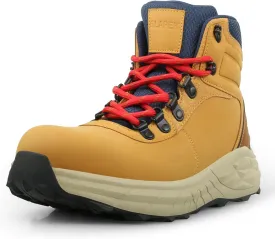 Steel Toe Work Boots for Men Non Slip Puncture Proof Safety Work Shoes for Men with Indestructible Construction Comfortable Perfect for Outdoor Work, Hiking, Construction