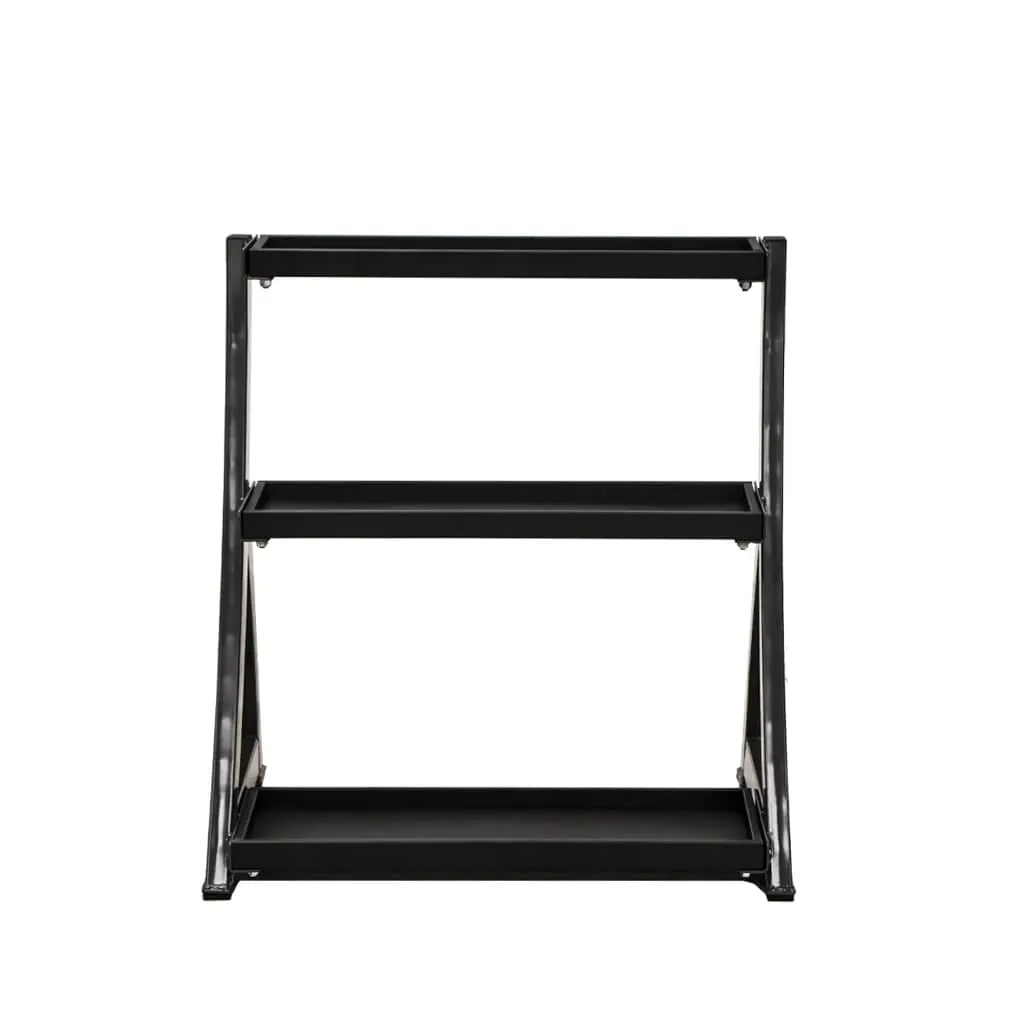TKO 3 Tier Kettlebell Rack 856KR with Full Kettlebell Set