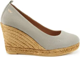 Viscata Marquesa Espadrille Canvas Wedges Spain Handmade 3  Heel Women's Pumps with Breathable Organic Cotton Canvas and 100% Natural Jute Midsole for All Occasions: Casual, Work, Party
