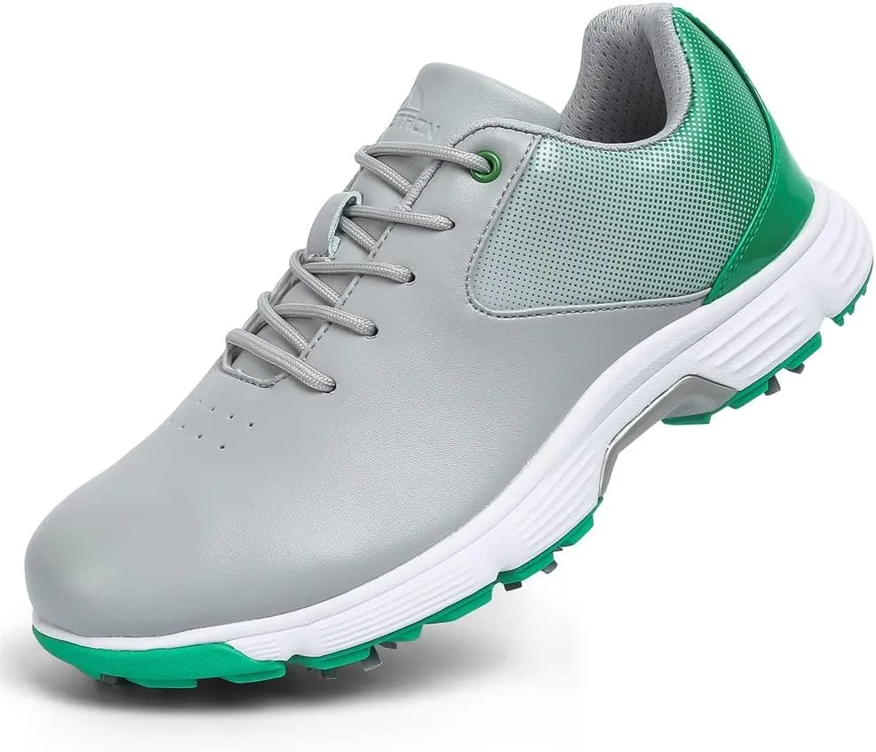 Waterproof Golf Shoes for Men Spikeless Outdoor Golf Sport Training Sneakers Classic Mens Golf Trainers Size 13 14 
