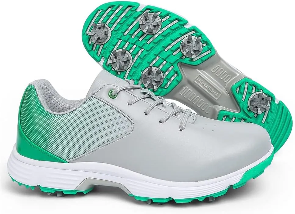 Waterproof Golf Shoes for Men Spikeless Outdoor Golf Sport Training Sneakers Classic Mens Golf Trainers Size 13 14 
