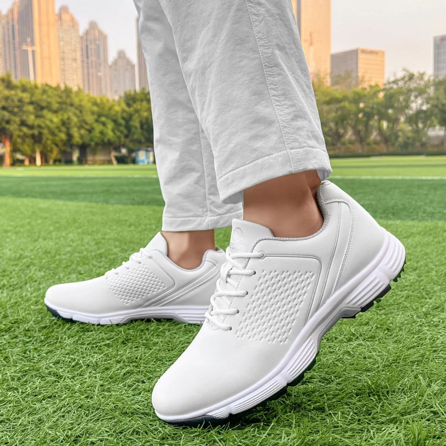 Waterproof Golf Shoes Men Spikes Golf Sneakers Male Outdoor Walking Footwears for Golfers